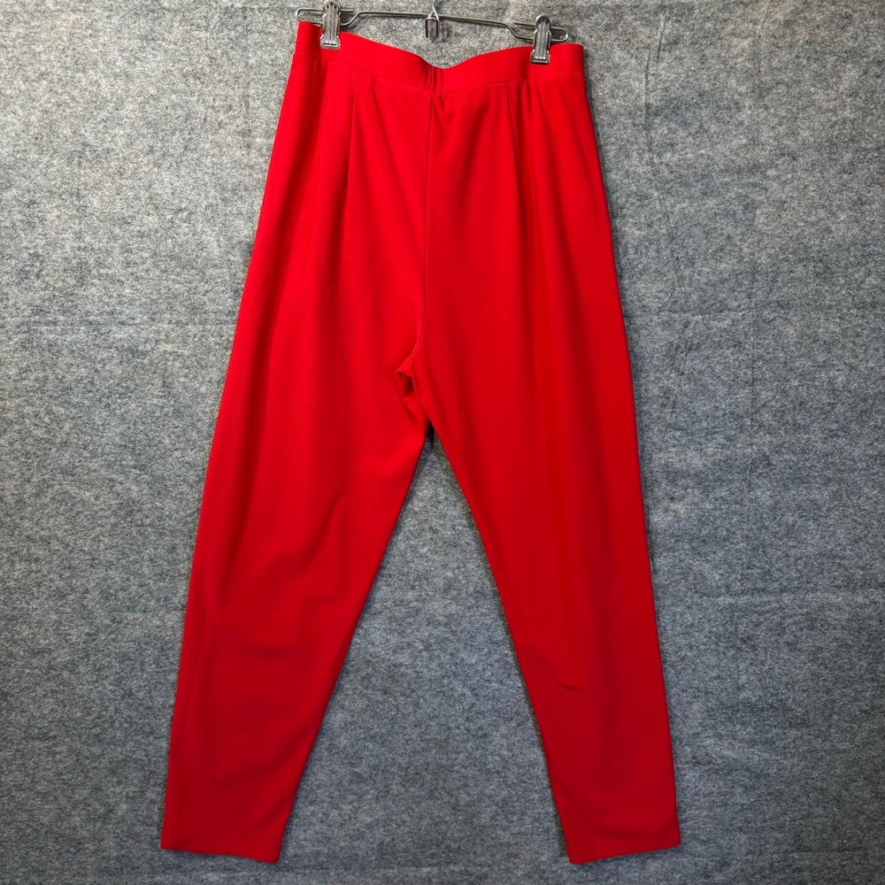 Leith Red Dress Pants Stretch Pockets Women’s Size Small - Picture 2 of 9